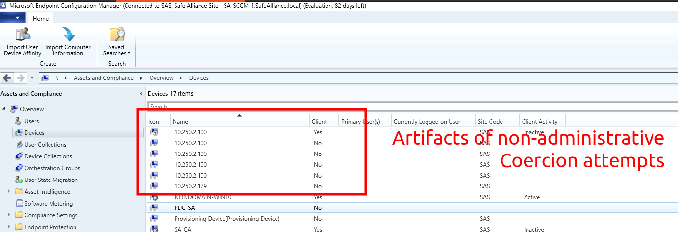 Client Push Installation Coercion Attempt Artifacts Client Push Installation Coercion Attempt Artifacts