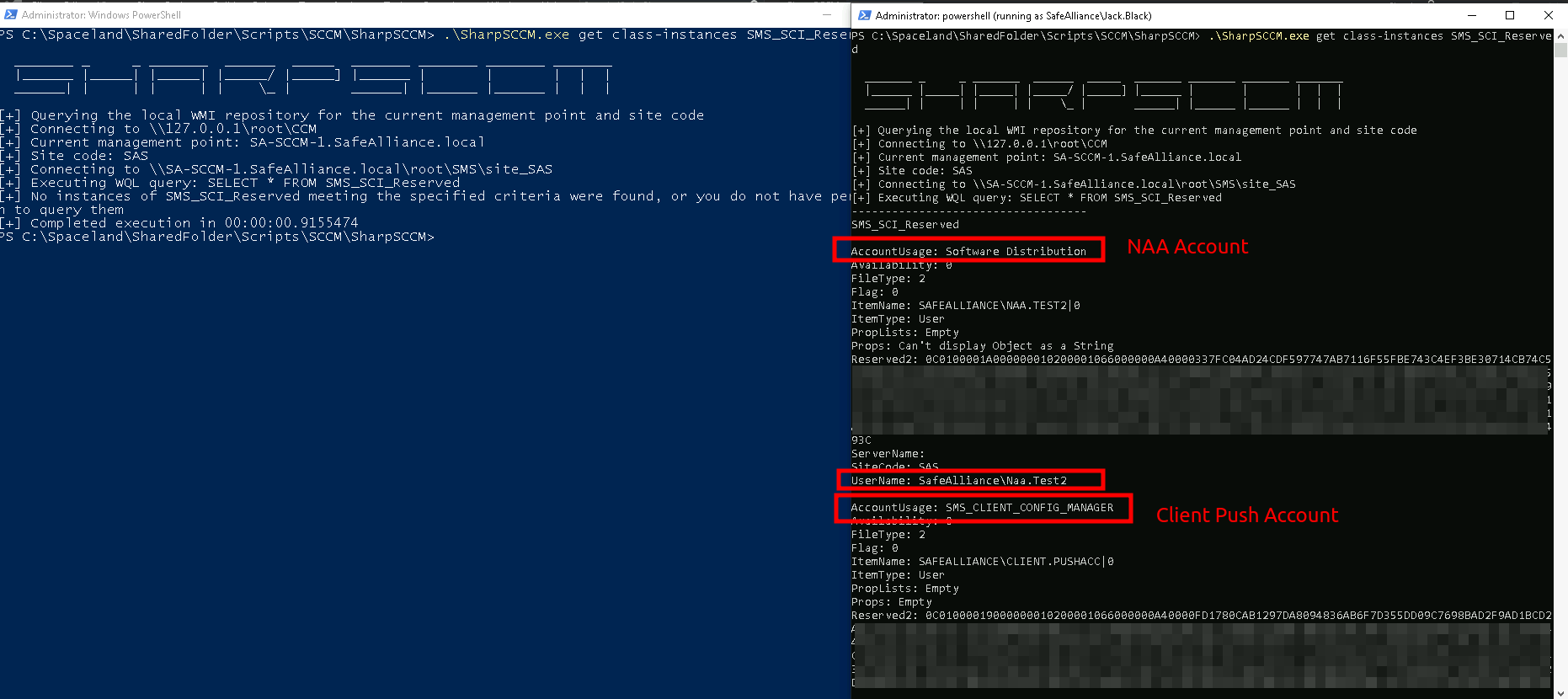 Special Account Enumeration in SCCM Special Account Enumeration in SCCM